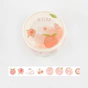 【BGM】和紙膠帶 下午茶Life系列 ‧水蜜桃甜點