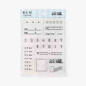 【BGM】+Clear Stamp 自由編排透明印章 ‧記錄
