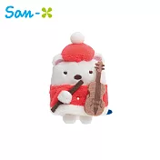 【日本正版授權】角落生物 聖誕造型 沙包玩偶/絨毛玩偶/沙包娃娃 角落小夥伴 -北極熊款 744874A