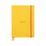 【Rhodia｜GoalBook】A5_象牙色5x5方格_精裝軟皮封面_水仙黃