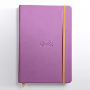 【Rhodia｜Rhodiarama】Hardcover精裝硬皮束帶筆記本 A5 象牙色 空白 90g 96張 丁香色