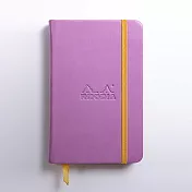 【Rhodia｜Rhodiarama】Hardcover精裝硬皮束帶筆記本_A6_象牙色_空白_90g_96張_ 丁香色