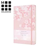 MOLESKINE 2020櫻花限定筆記本(緞面) -L型橫線