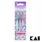 【日本貝印KAI】泡泡柄修眉刀 - S3入 CBM-3P