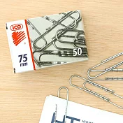 【HIGHTIDE】捷克波浪型迴紋針75mm ‧50入