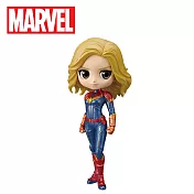 【日本正版授權】Q posket Marvel 驚奇隊長 公仔/模型 漫威英雄 萬普 -珠光款