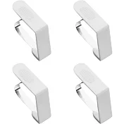 《GHIDINI》桌布固定夾4入(白)