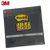 (3入1包)3M 633S-7狠貼便條紙 黑色(7.5×7.5公分)