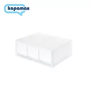 【KAPAMAX】2-way多功能三層收納盒 霧白色 51600-SM