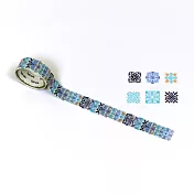 【bande】Petit迷你貼紙膠帶 ‧藍地磚