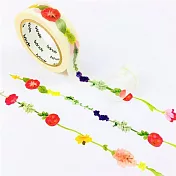 【bande】轉印式和紙膠帶 ‧紅花圈