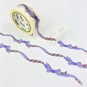 【bande】轉印式和紙膠帶 ‧紫色蝴蝶結