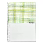 KOKUYO  Campus 2020水彩限定色 活頁夾筆記本(26孔)-野餐時光(綠)