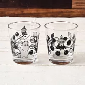 【日本YAMAKA】moomin嚕嚕米手繪玻璃杯木箱禮盒組