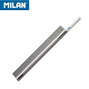 MILAN橡皮擦的完美尺度_15公分（三色可選）都會銀