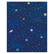 【RYU-RYU】水彩金箔自黏式相簿 ‧宇宙