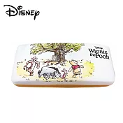 【日本正版授權】迪士尼 皮革 硬殼 眼鏡盒 附拭鏡布 Disney -小熊維尼
