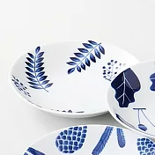 【西海陶器】Kavely波佐見燒靛藍取皿15cm ‧南天竹