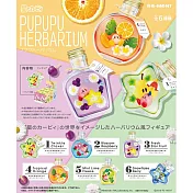 【日本正版授權】盒裝6款 星之卡比 水果標本 小花瓶 盒玩/擺飾 瓶中造景 卡比之星
