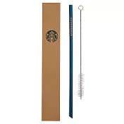 [星巴克]鈦霧藍吸管組-細