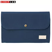 LIHIT 棉質隨身包(L) A-7906-11 藍色