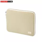 LIHIT 棉質站立式隨身包(M) A-7911-16 米色
