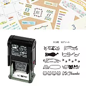 MIDORI 迴轉印章- 貓咪