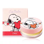 DHC 純橄欖護唇膏 史努比聯名限定版(7.5g)-兩款可選圓罐粉色