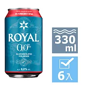 【Royal】無酒精啤酒風味飲330ml(6入組)