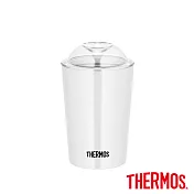 【THERMOS 膳魔師】馬卡龍色系冰沁 保溫杯300ml-白(JDJ-300-WH)