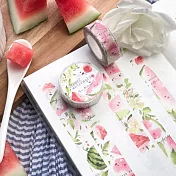 【Meow Illustration】西瓜和紙膠帶 - 特油