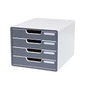 SYSMAX  四層簡約A4資料櫃 灰色