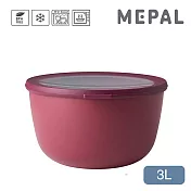 MEPAL / Cirqula 圓形密封保鮮盒3L- 野莓紅