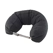 【MUJI 無印良品】微粒貼身靠枕 /雜黑