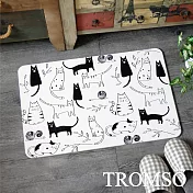TROMSO珪藻土厚實吸水地墊- 頑皮貓樂園