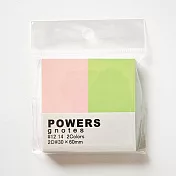 【Print Inform】日本上質便利貼二色30x60mm ‧粉綠