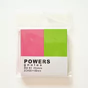 【Print Inform】日本上質便利貼二色30x60mm ‧桃綠