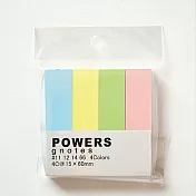 【Print Inform】日本上質便利貼四色15x60mm ‧粉彩