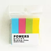 【Print Inform】日本上質便利貼四色15x60mm ‧鮮豔