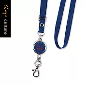 珠友 伸縮吊環/附長繩/掛繩/識別證繩/證件繩/證件帶-do it now02經典藍