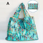 【EZlife】環保折疊寬肩帶大容量購物袋(2入組) A款