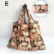 【EZlife】環保折疊寬肩帶大容量購物袋(2入組) E款