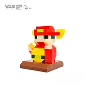 【YourBlock微型積木】好神隨行積木鑰匙圈  財神