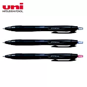 (3隻1包)三菱 SXN-150國民溜溜筆 0.7 黑藍紅