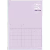 KOKUYO Campus 筆記本計畫罫B5-雙週時間軸-粉紫