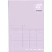 KOKUYO Campus 筆記本計畫罫A5-雙週時間軸-淺紫