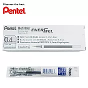 (盒裝12入)Pentel LRN4 極細極速鋼珠筆替芯 0.4 藍