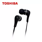 【TOSHIBA 東芝】重低音耳道式耳機 黑色 RZE-D32E-7