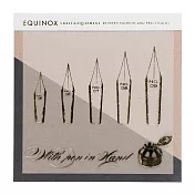 【Mark’s】EQUINOX簡約色塊便條紙 ‧黑色