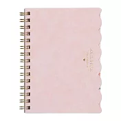 【Mark’s】JOLIE FILLE法式花卉筆記本A6 ‧粉紅色